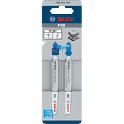 Bosch - Stichsägeblatt PRO Metal thick and thin 2608655100VE(2) T123XF − 10 Packung