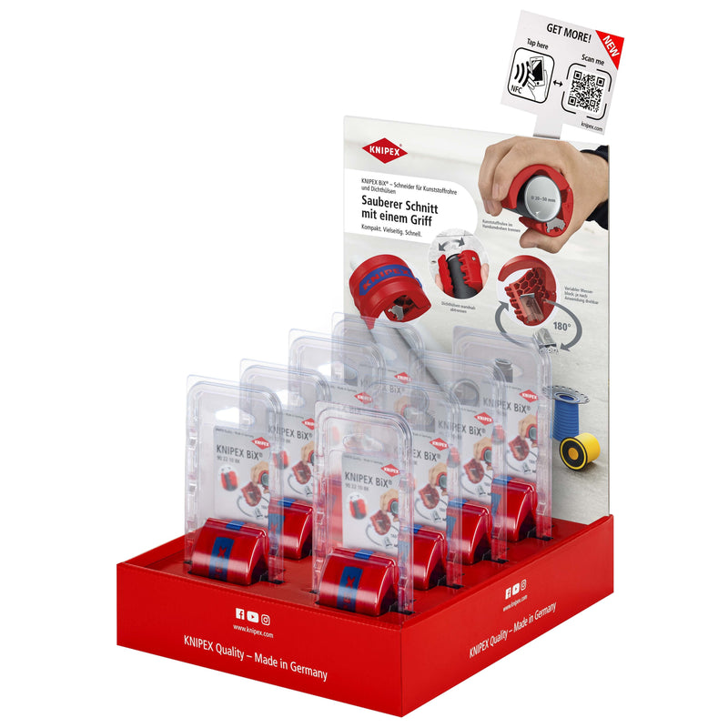 Knipex - Verkaufsständer Thekendisplay 00 18 01 V43 8x 90 22 10 BK