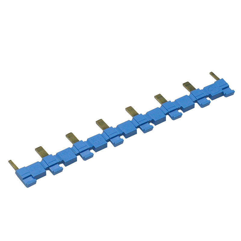 Finder - Zubehör/Ersatzteile für Schaltrelais Kammbrücke blau 093.08 − 10 Stück