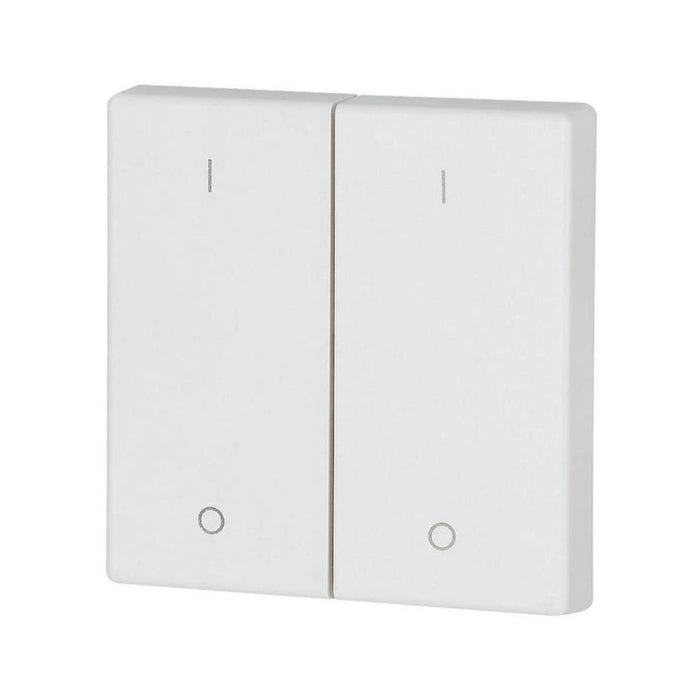 Eaton - Abdeckung/Bedienelement für Installationsschalterprogramme Wippe 2-fach CWIZ-02/11 I/0, weiss  − 1 Stück
