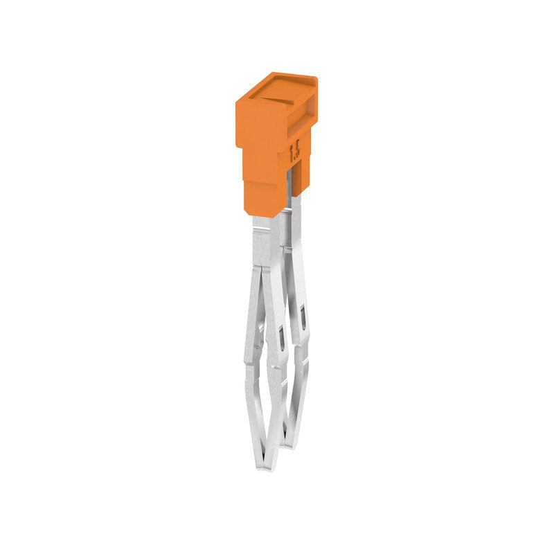 Weidmüller - Querverbinder/Brücker für Reihenklemme Querverbinder ZQV 1.5N/2 2-polig, orange − 60 Stück