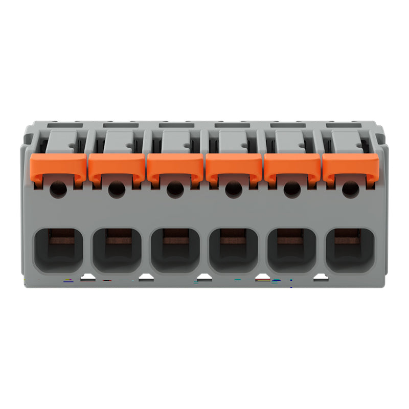 WAGO - Kabelsteckverbinder für Leiterplattensteckverbinder 1-Leiter-Federleiste 2231-1106/327-047 − 50 Stück