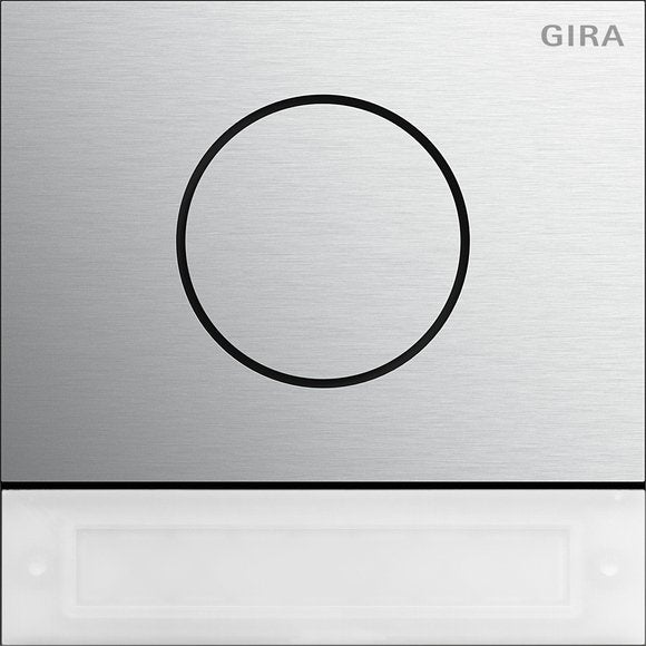 Gira - Funktionsmodul für Türkommunikation Türstationsmodul 5569926 Inbetriebn.Taste alu
