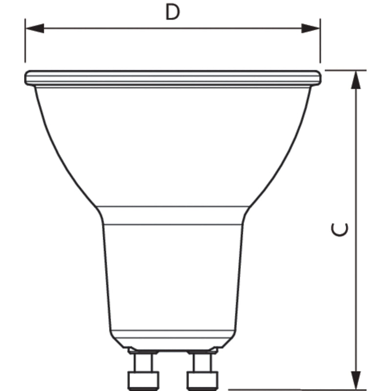 Philips Lighting - LED - Lampe/Multi - LED LED - Reflektorlampe PAR16 MAS LEDspot#39928000 GU10, 930, 36G, dim