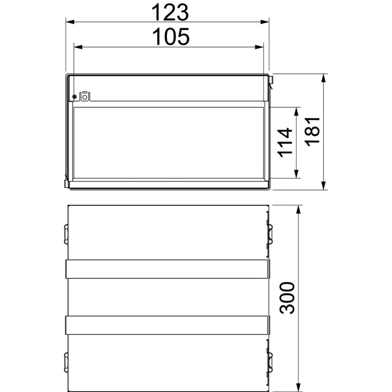 OBO Bettermann - Brandabschottung Brandschutzbox PMB 110-4 A2 vierseitig