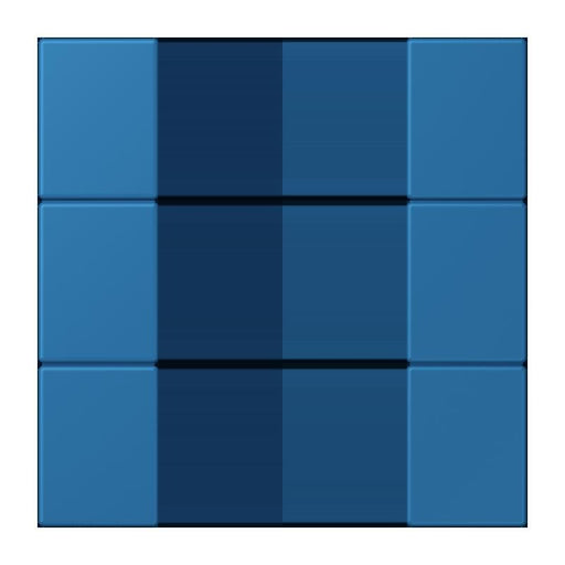 Jung - Abdeckung/Bedienelement für Installationsschalterprogramme Tastensatz 3fach LC 503 TSA 211 bleu ceruleen 31