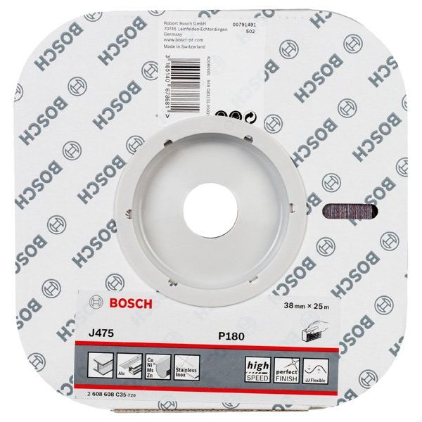 Bosch - Schleifpapier/Schleifvlies Schleifrolle J475 Best for 2608608C35 Metal