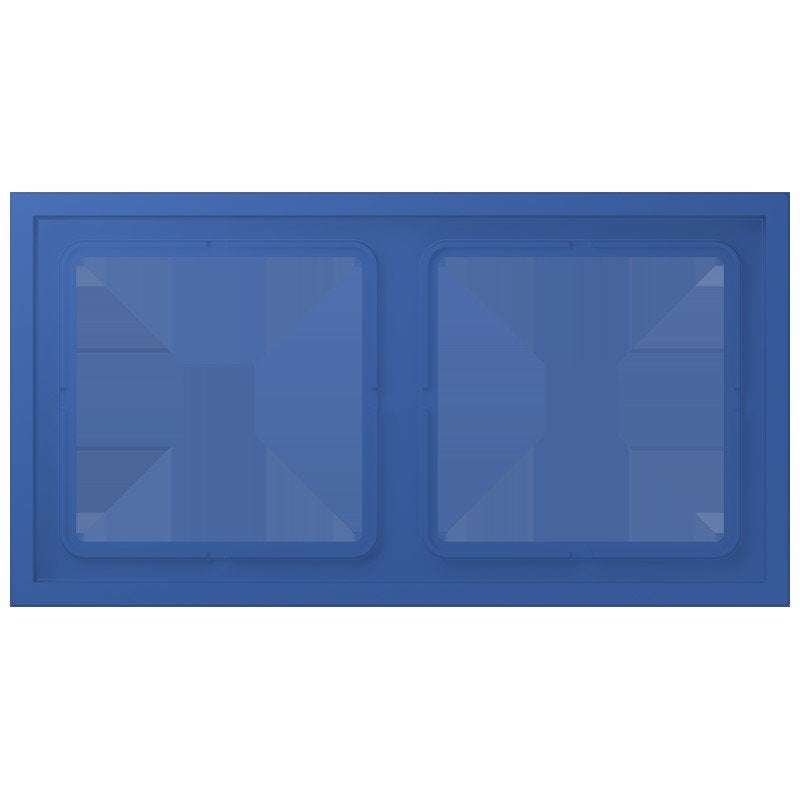 Jung - Abdeckrahmen Rahmen 2-fach LCZ 982 BF 253 bleu outremer 59