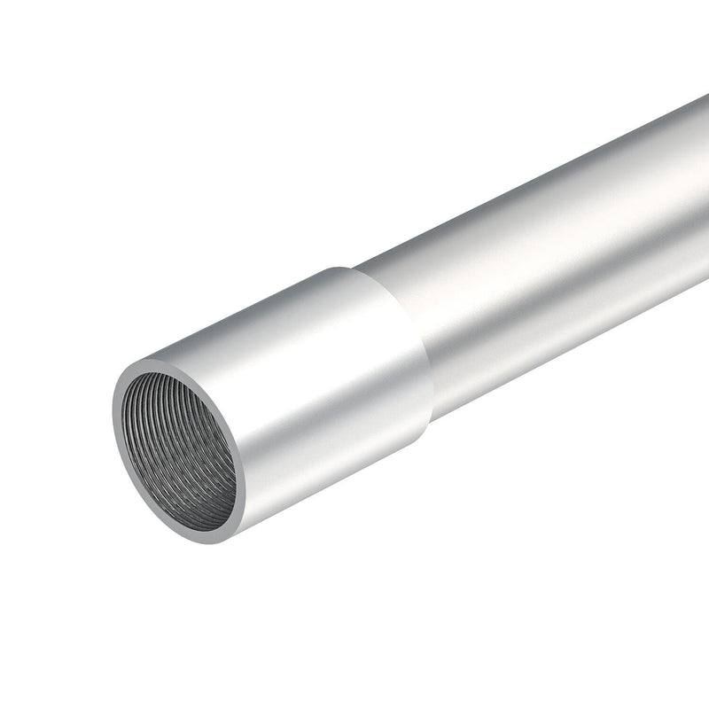 OBO Bettermann - Elektro-Installationsrohr Metall Aluminiumrohr SM16W ALU m. Gew. M16x1,5,3000 − 30 Meter