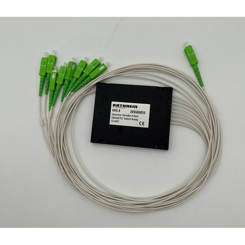 Kathrein - PLC-Splitter Optischer Verteiler OVS 8 8-f,10.9dB,SC/APC