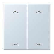 Jung - Abdeckung/Bedienelement für Installationsschalterprogramme Wippe mit Pfeilsymbolen LC 102 P 209 outremer pale