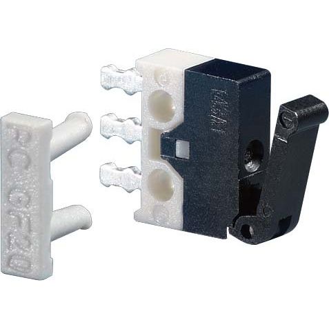 Heitec - Befestigungsteil für Baugruppe mit Rastermaß 482,6 mm (19 Zoll) Mikroschalter-Befest.Clip 3684.411 (VE10)