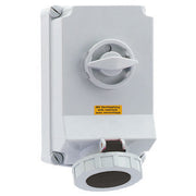 Bals Elektrotech - CEE-Steckdose abschaltbar, abgesichert (IEC 60309) Wandsteckdose abschaltbar 16828 verriegelt 63A 4p 5