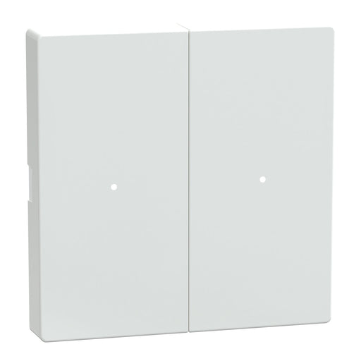 Schneider Electric - Bussystem-Tastwippe Wippe Tastermodul 2fach MTN619225 Aktivweiß glänzend