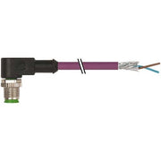 Murrelektronik - Konfektioniertes Sensor-Aktor-Kabel M12-Stecker gewinkel 7000-14081-8400500 geschirmt,5m,violett