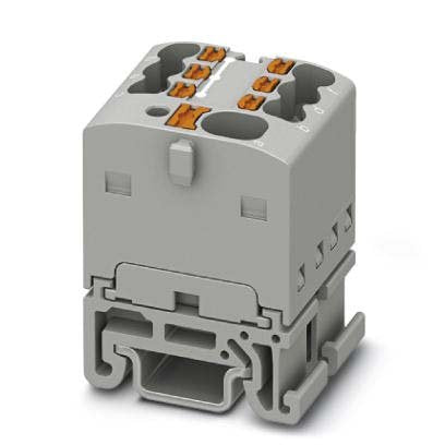 Phoenix Contact - Durchgangs-Reihenklemme Verteilerblock PTFIX4/6X1,5-NS15AGY − 20 Stück