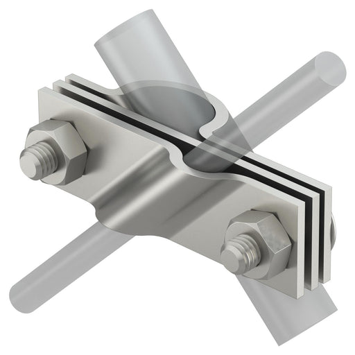 OBO Bettermann - Anschlussklemme für Stab-/Tiefenerder Anschlusslasche 2760 20 V4A f.Runddraht,20mm