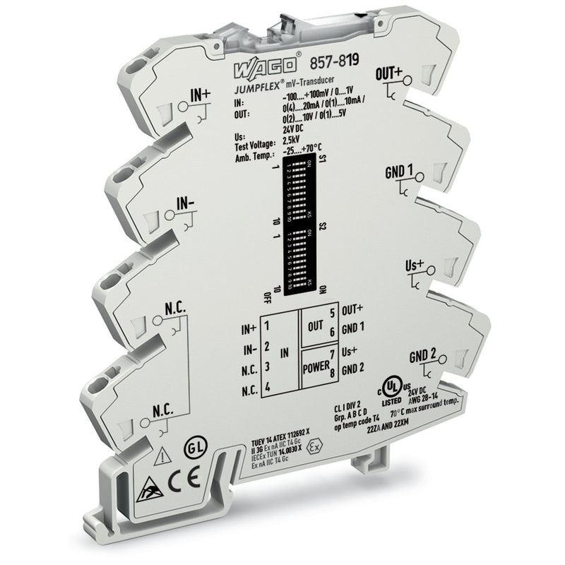 WAGO - Trennverstärker Millivolt-Messumformer 857-819 Konf.If
