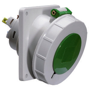Bals Elektrotech - CEE-Anbausteckdose (IEC 60309) Anbausteckdose geneigt 16A 12836 4p >50V 2h IP67