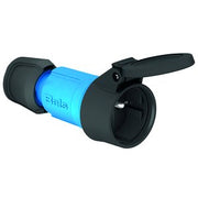 Bals Elektrotech - Schutzkontaktkupplung Schutzkontakt-Kupplung 7490 16A 250V IP44, blau − 20 Stück