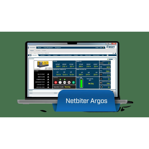 HMS Industrial - Lizenz für Daten- und Telekommunikation Netbiter Argos Manage NB4000 Analyze - Annual fee − 1 Stück by HMS I
