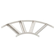 OBO Bettermann - Bogen für Kabelleiter Bogen 90° SLZB L 90 400 A4 mit Z-Sprosse