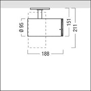 Zumtobel Group - Downlight/Strahler/Flutlicht LED - Strahler V2 M 1500 - #62923278 930, sw