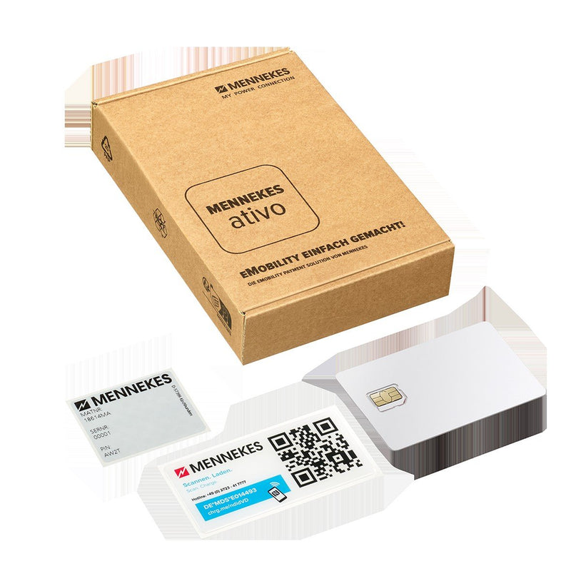 Mennekes E-Mobil - Zubehör/Ersatzteile für E-Mobility Nachrüstg. ativo4Business 18615MA Paket inkl.SIM-Karte