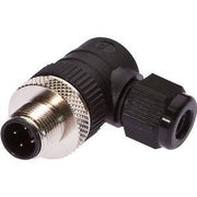 Ipf Electronic - Rundsteckverbinder, feldkonfektionierbar (Industriesteckverbinder) Kabelstecker, abgewinkelt, VK003026 Selbstkonfektionierb