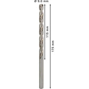 Bosch - Bohrer PRO Metal HSS-G 2608596829 Spiralbohrer 9 x 115