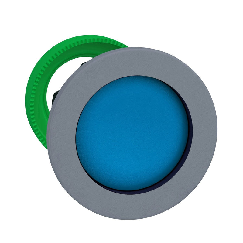 Schneider Electric - Frontelement für Drucktaster Drucktaster, Front ZB5FA6C0 blau, 30mm, in grau