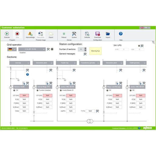 WAGO - Applikations-Software für Automation Application Customer 2759-2018/261-1000 Substation
