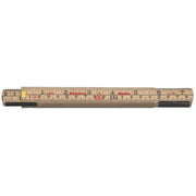 Hultafors - Gliedermaßstab Holzgliedermassstab 61-1-6 -mm/Zoll- 1m − 10 Stück