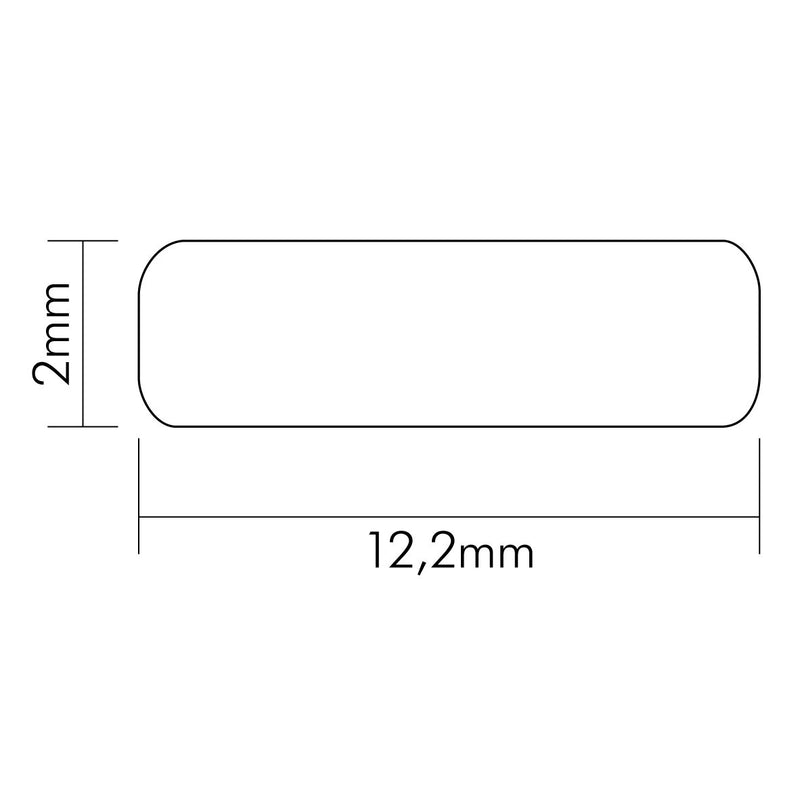 Nobile - Zubehör/Ersatzteile für Lichtschlauch/-band Alu Flach-Profil 2m 5011150001