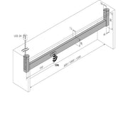Hera - Lichtleiste LED-Kleiderstangenleuchte 20203021101 nw