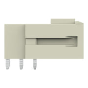 WAGO - Leiterplattensteckverbinder THT-Stiftleiste Lötstift 831-3622 1,0x1,2,abgew.,lgr − 48 Stück