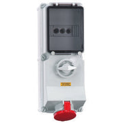 Bals Elektrotech - CEE-Steckdose abschaltbar, abgesichert (IEC 60309) Wandsteckdose abschaltbar 17000 verriegelt abgesich