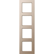 Jung - Abdeckrahmen Rahmen 4-fach champ AC 584 CH waage-/senkrecht