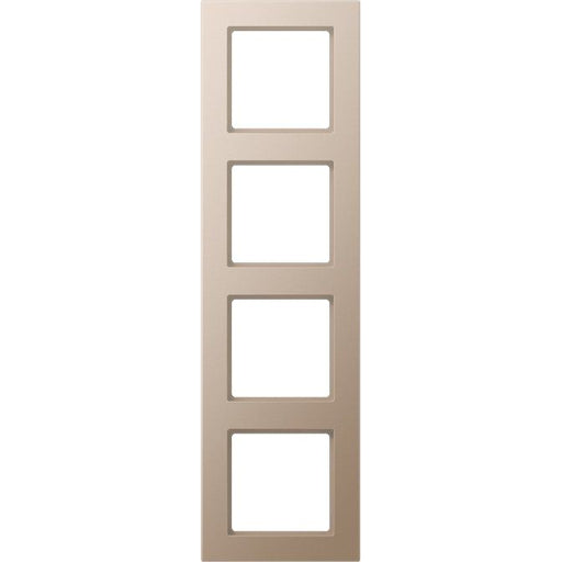 Jung - Abdeckrahmen Rahmen 4-fach champ AC 584 CH waage-/senkrecht