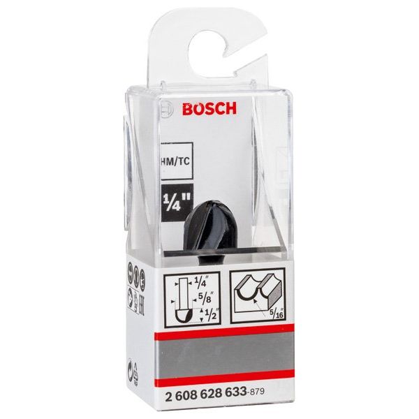 Bosch - Fräser PRO Hohlkehlfräser, R 2608628633 5/16