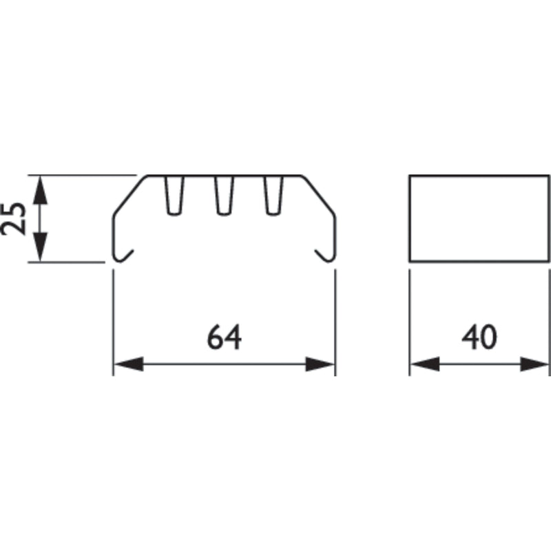 Philips Lighting - Mechanisches Zubehör/Ersatzteile für Leuchten Halter für Kabel LL500Z SPA-CD