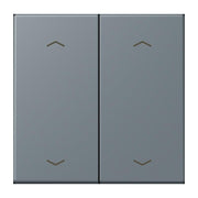 Jung - Abdeckung/Bedienelement für Installationsschalterprogramme Wippe mit Pfeilsymbolen LC 102 P 251 gris 59