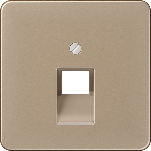 Jung - Einsatz/Abdeckung für Kommunikationstechnik Abdeckung gold brz CD 569-1 UA GB für IAE/UAE-Dose