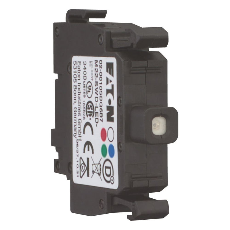 Eaton - Lampenfassungsblock für Befehls- und Meldegeräte Funktionselement M22-SWD-LED-R LED-R Front
