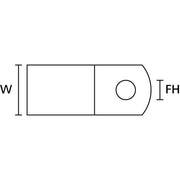 HellermannTyton - Rohrschelle Befestigungsschelle AFCSS25-SS316-ML(10) Edelstahl rostfrei − 10 Stück