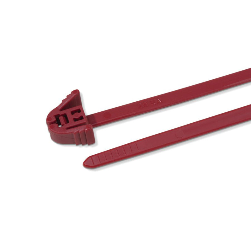 HellermannTyton - Kabelbinder REZ300-PA66-RD (100) 305x4,7mm rot − 100 Stück