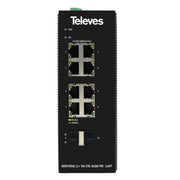 Televes - Netzwerk Switch Industrial Ethernet-Switch SWM8X1000P2S L2+ 8xGbE (PoE+)