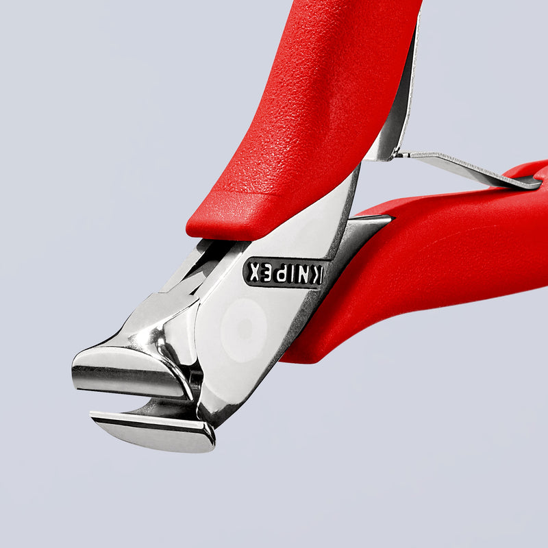 Knipex - Vornschneider Elektronik-Vornschneider 64 11 115 spiegelpoliert,115mm