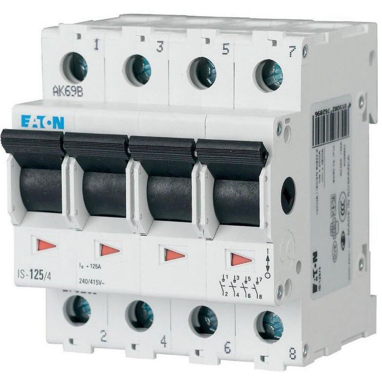 Eaton - Schalter für Reiheneinbau Hauptschalter IS-100/4 100A 4p
