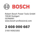 Bosch - Zubehör/Ersatzteile für Bodenpflege Saugdüse für Bosch-Sauger, 2608000667 31,2 mm für GAS